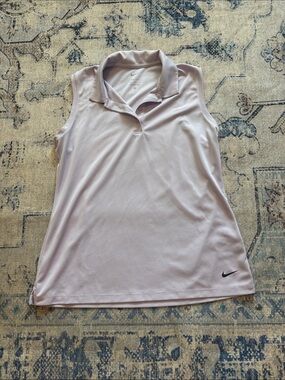 Nike Women’s Sleeveless Polo Tank Top - Light Lavender